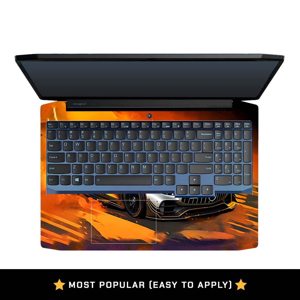 Mercedes AMG GT Lenovo IdeaPad Gaming 3 15ARH05 and 15IMH05 Laptop Skin