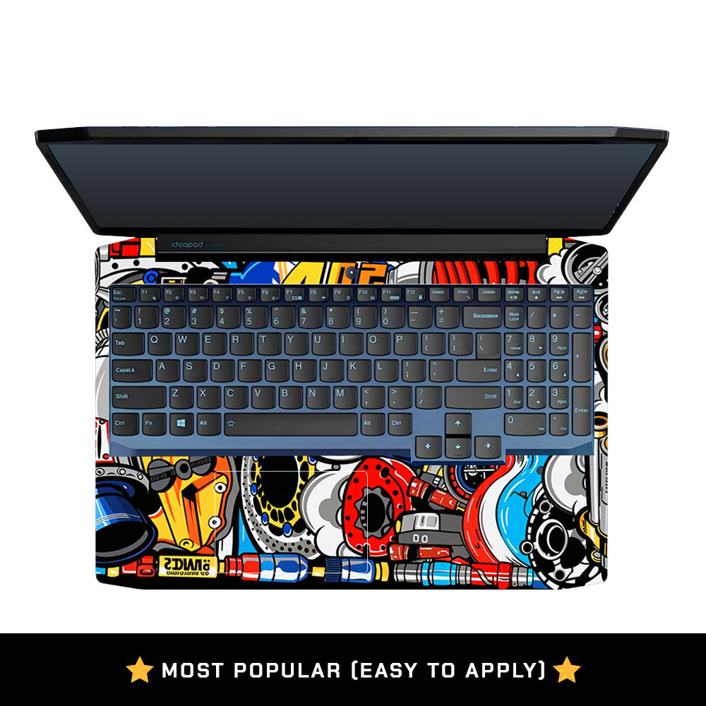 Mechanical Chaos Lenovo IdeaPad Gaming 3 15ARH05 and 15IMH05 Laptop Skin