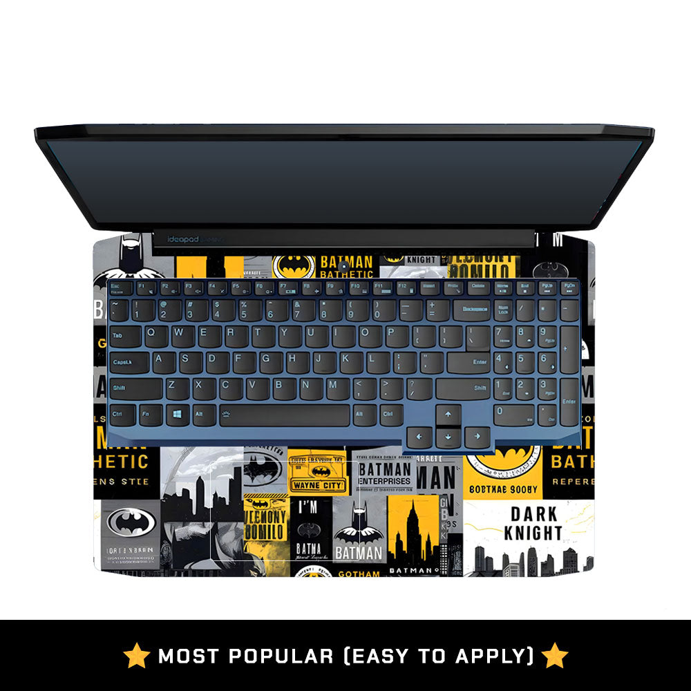 Dark Hero Collage Lenovo IdeaPad Gaming 3 15ARH05 and 15IMH05 Laptop Skin