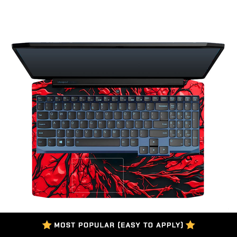 Spiderman Web Red Lenovo IdeaPad Gaming 3 15ARH05 and 15IMH05 Laptop Skin