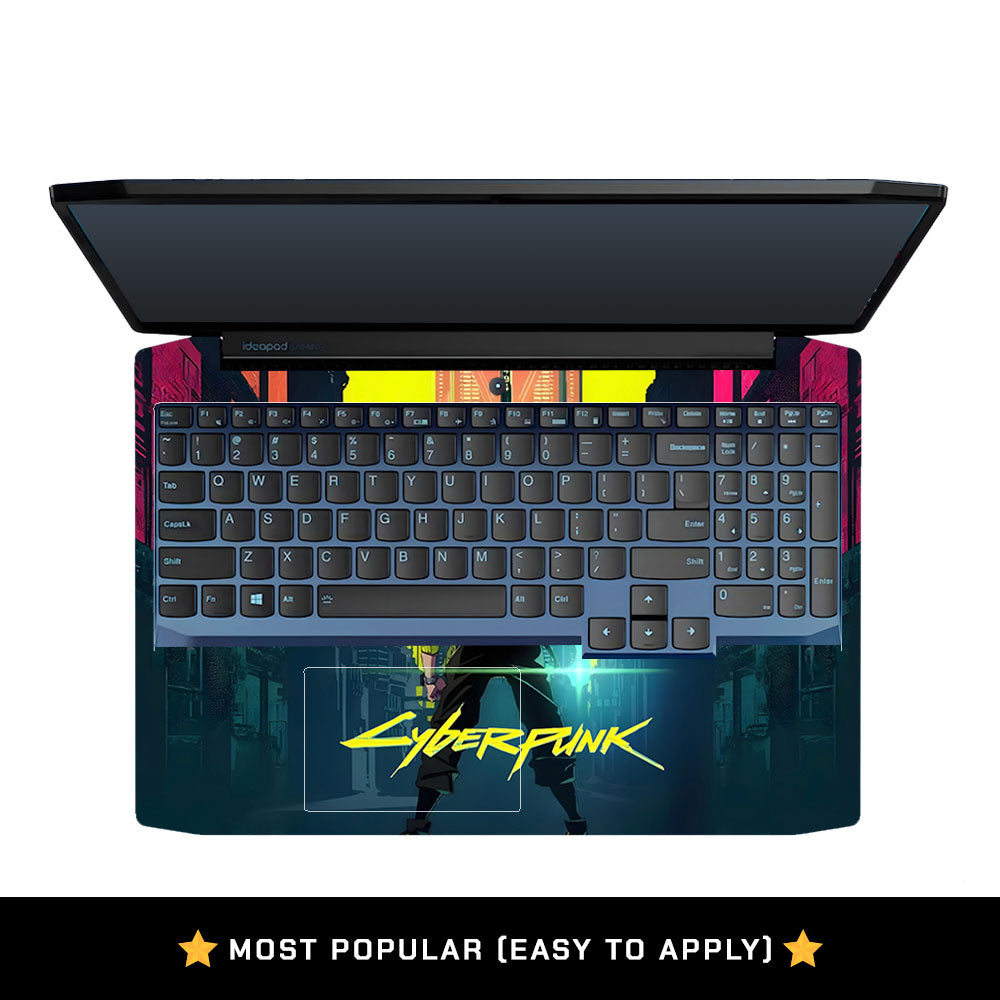 Cyberpunk Uprising Lenovo IdeaPad Gaming 3 15ARH05 and 15IMH05 Laptop Skin