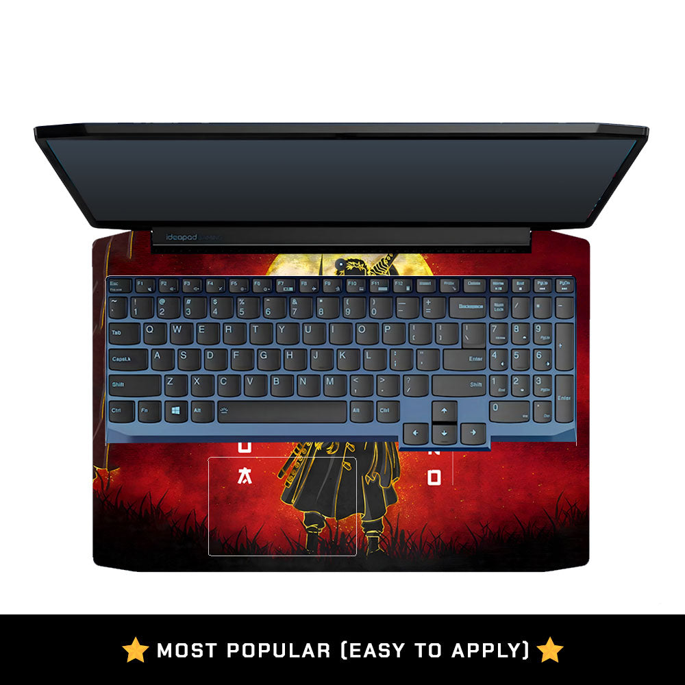 Zoro Under Golden Moon Lenovo IdeaPad Gaming 3 15ARH05 and 15IMH05 Laptop Skin
