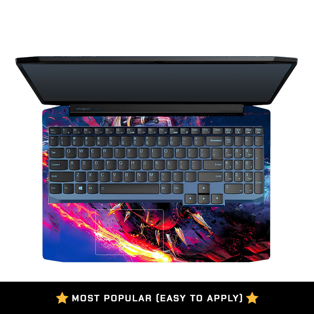Vibranium Fury Wakandan Charge Lenovo IdeaPad Gaming 3 15ARH05 and 15IMH05 Laptop Skin