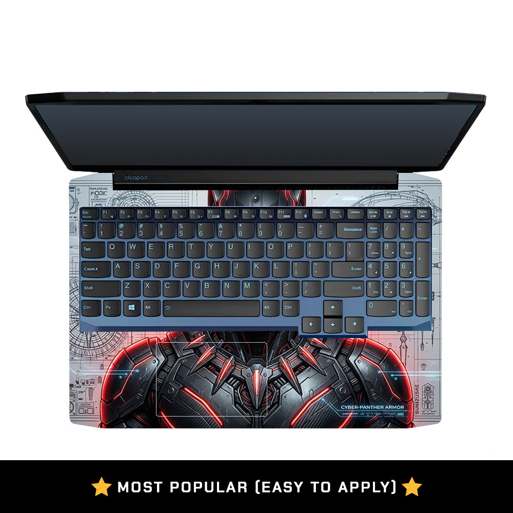 Metal Tech Superhero Lenovo IdeaPad Gaming 3 15ARH05 and 15IMH05 Laptop Skin