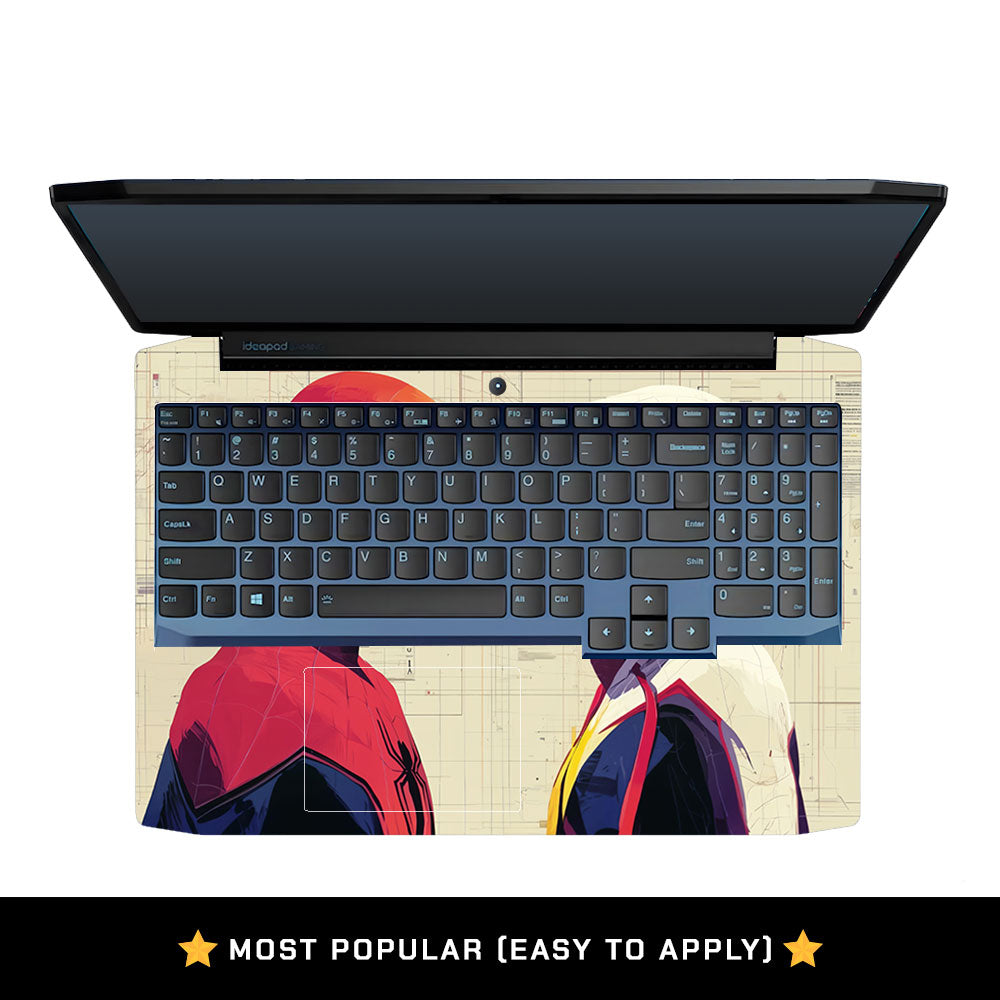 Spider Man X Spider Gwen Lenovo IdeaPad Gaming 3 15ARH05 and 15IMH05 Laptop Skin