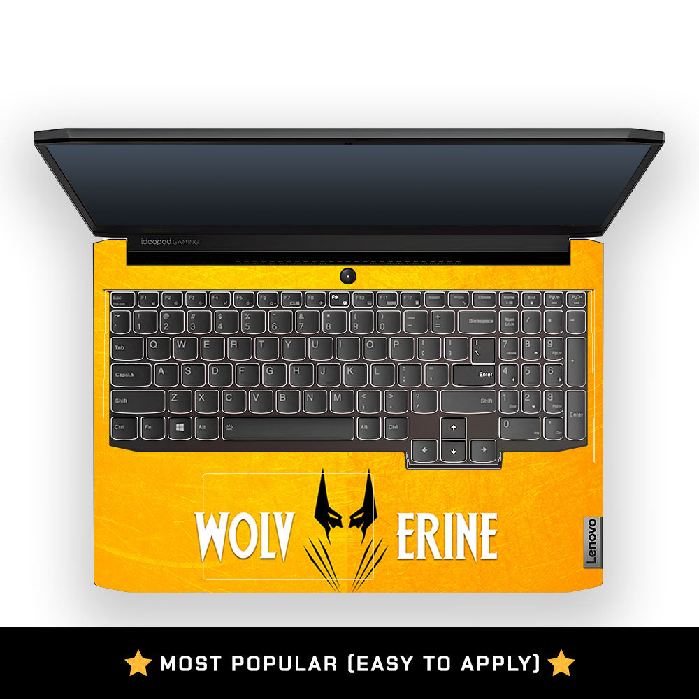 Yellow Claw Antihero Lenovo IdeaPad Gaming 3 15ACH6 and 15IHU6 Laptop Skin
