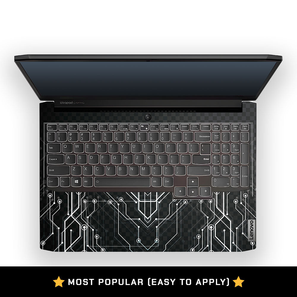 Black Digital Circuit Lenovo IdeaPad Gaming 3 15ACH6 and 15IHU6 Laptop Skin
