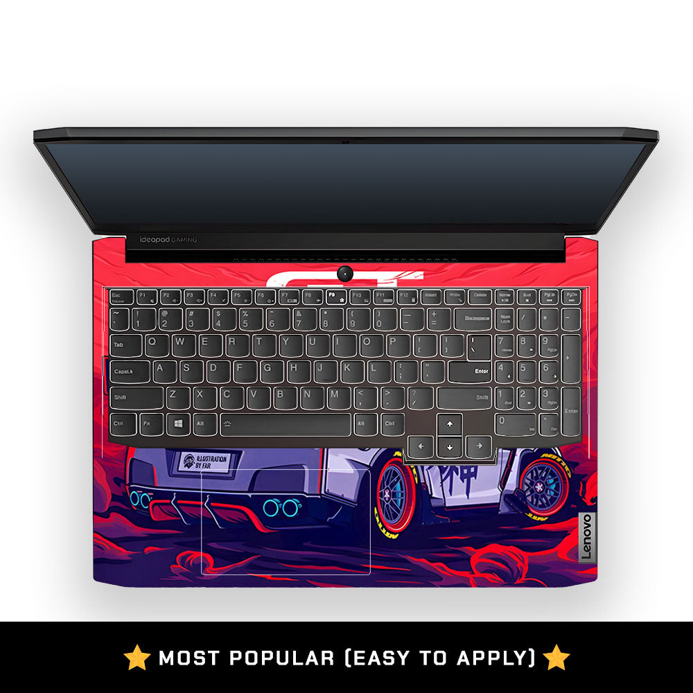 JDM Racing Edition Lenovo IdeaPad Gaming 3 15ACH6 and 15IHU6 Laptop Skin