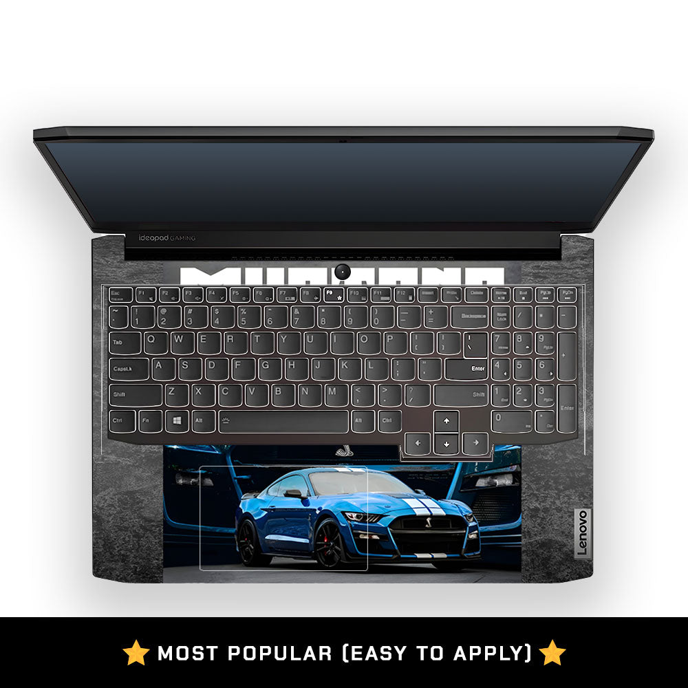 Racing Stripe Muscle Lenovo IdeaPad Gaming 3 15ACH6 and 15IHU6 Laptop Skin
