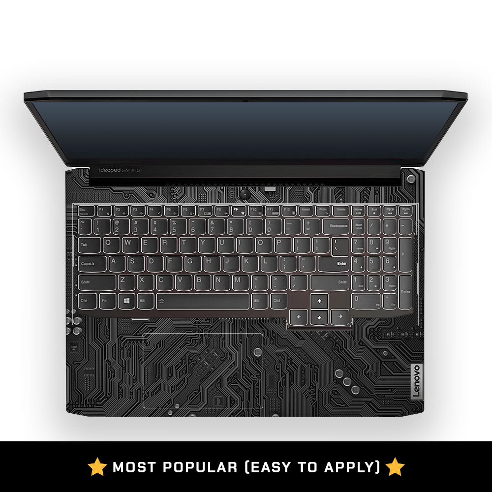 FOMO Circuit Dark Mode Lenovo IdeaPad Gaming 3 15ACH6 and 15IHU6 Laptop Skin