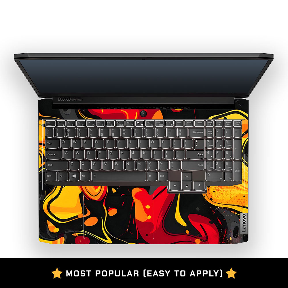 Lava Burst Lenovo IdeaPad Gaming 3 15ACH6 and 15IHU6 Laptop Skin