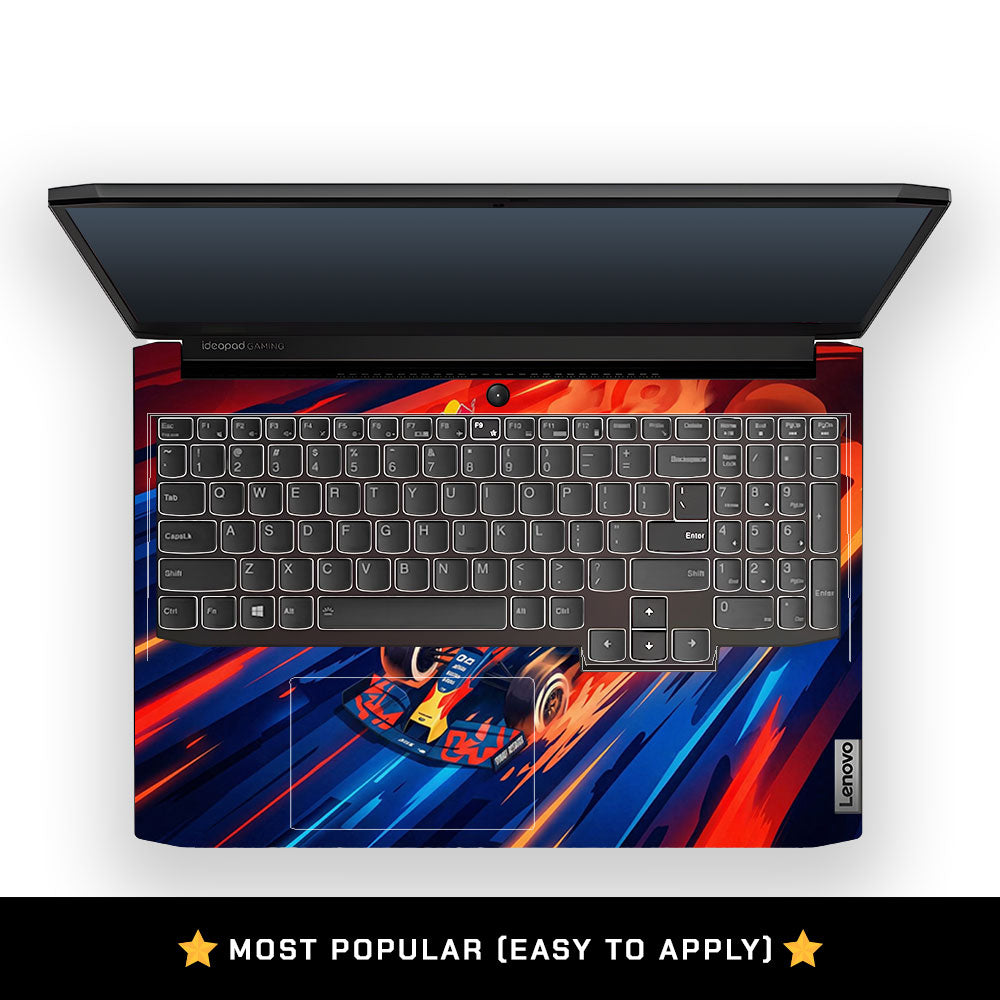 Red Bull Racing Velocity Lenovo IdeaPad Gaming 3 15ACH6 and 15IHU6 Laptop Skin