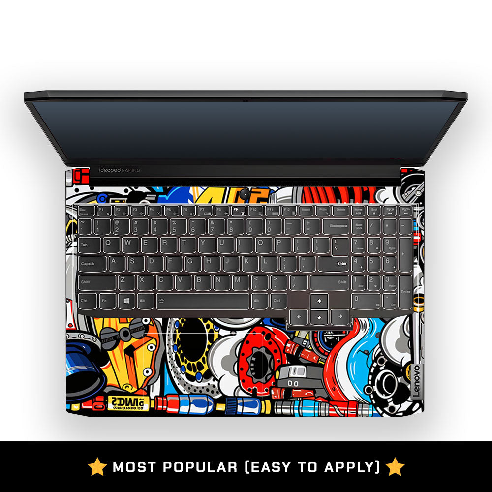 Mechanical Chaos Lenovo IdeaPad Gaming 3 15ACH6 and 15IHU6 Laptop Skin