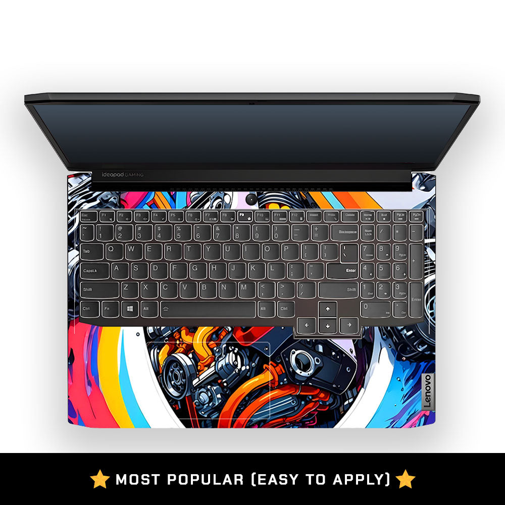 Power in Motion Lenovo IdeaPad Gaming 3 15ACH6 and 15IHU6 Laptop Skin