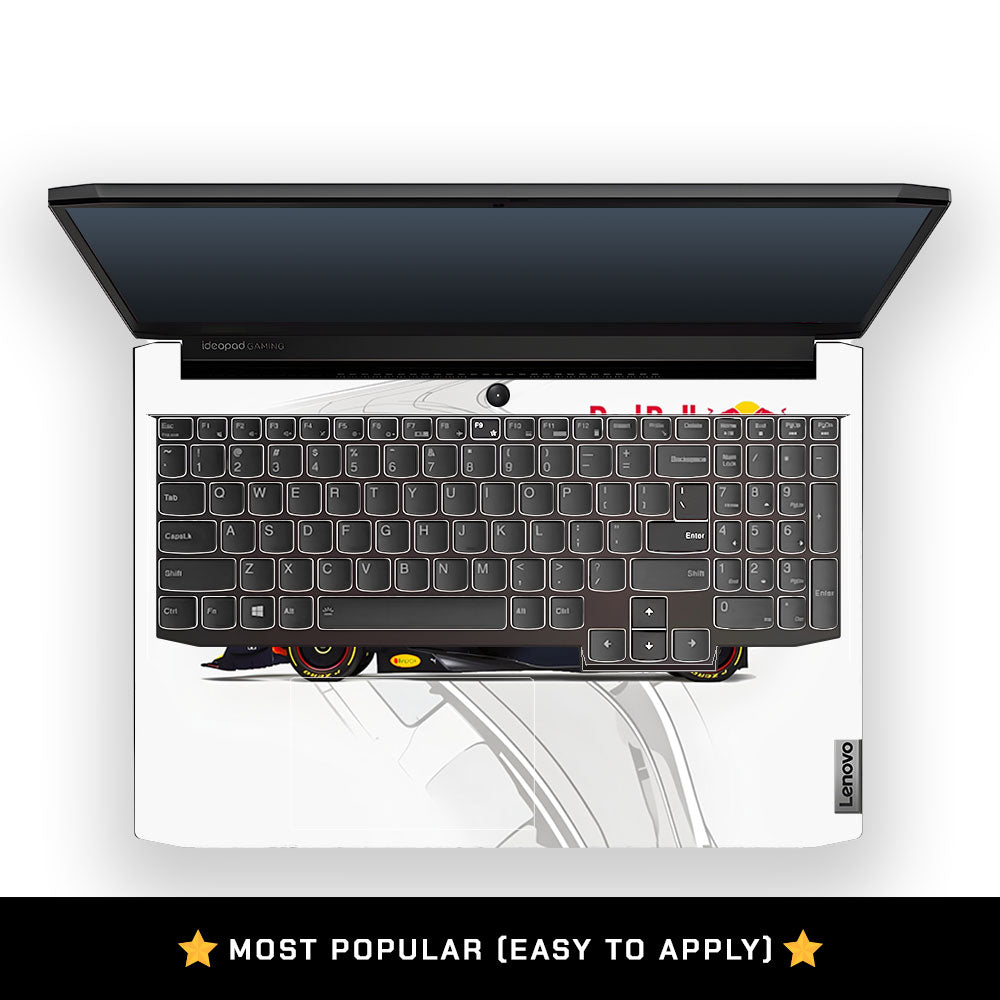 Red Bull Racing in Action Lenovo IdeaPad Gaming 3 15ACH6 and 15IHU6 Laptop Skin