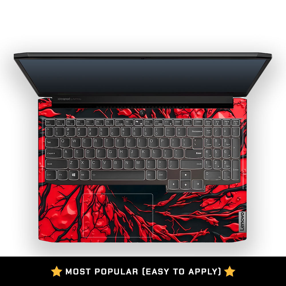 Spiderman Web Red Lenovo IdeaPad Gaming 3 15ACH6 and 15IHU6 Laptop Skin