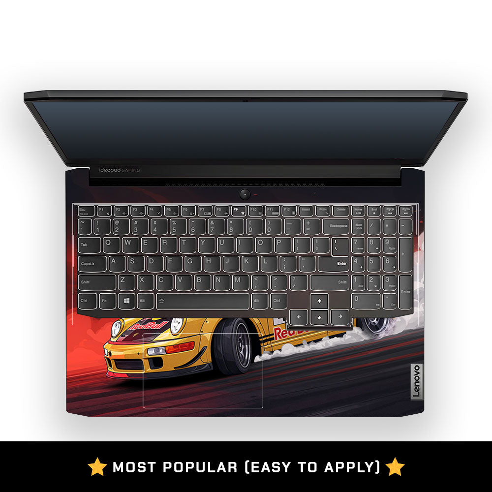 Porsche 911 Red Bull Classic Racer Lenovo IdeaPad Gaming 3 15ACH6 and 15IHU6 Laptop Skin