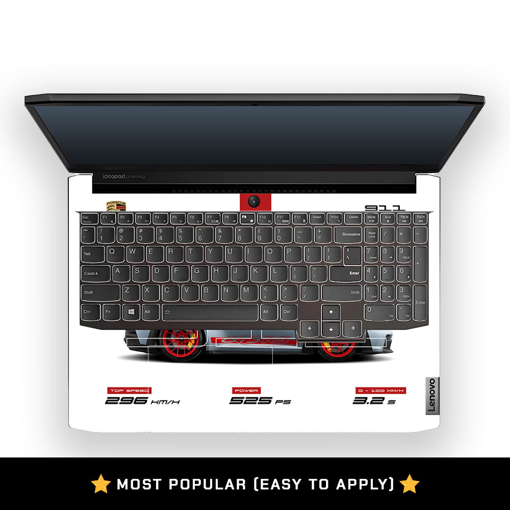 Porsche 911 GT3 RS Lenovo IdeaPad Gaming 3 15ACH6 and 15IHU6 Laptop Skin