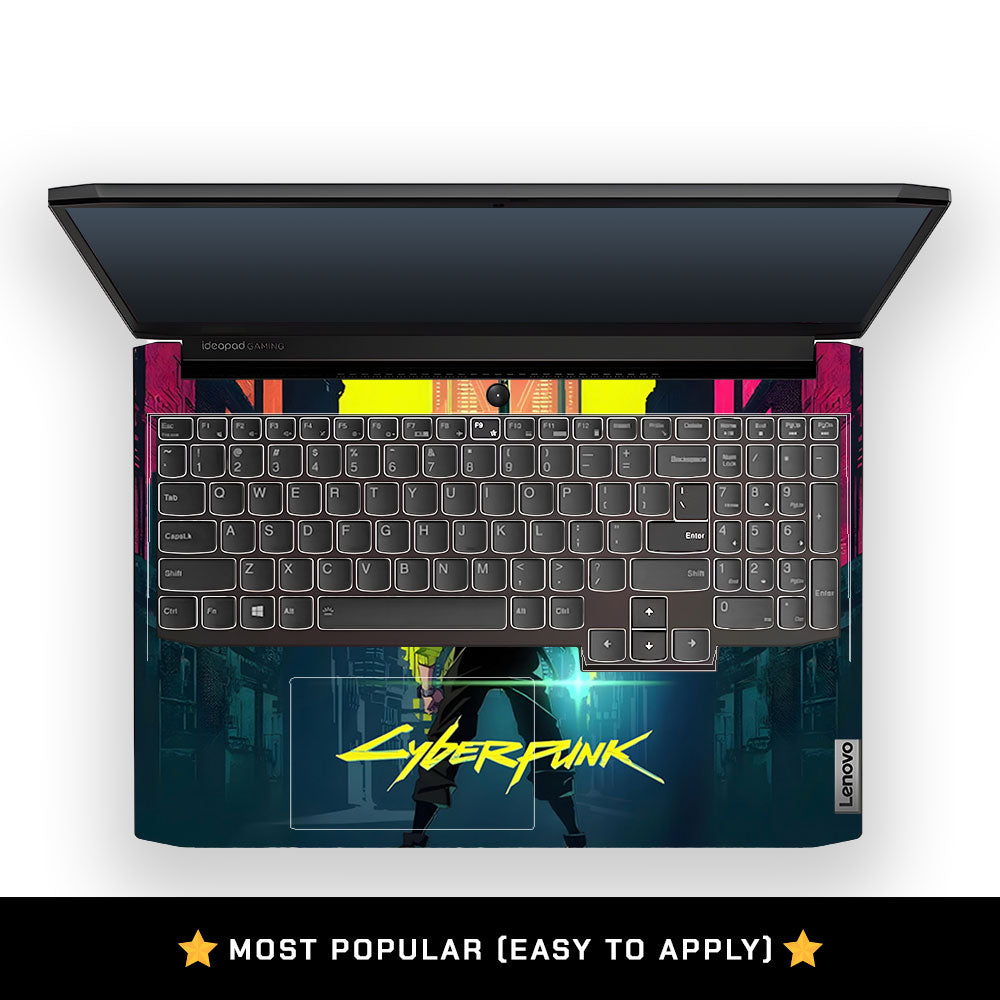Cyberpunk Uprising Lenovo IdeaPad Gaming 3 15ACH6 and 15IHU6 Laptop Skin