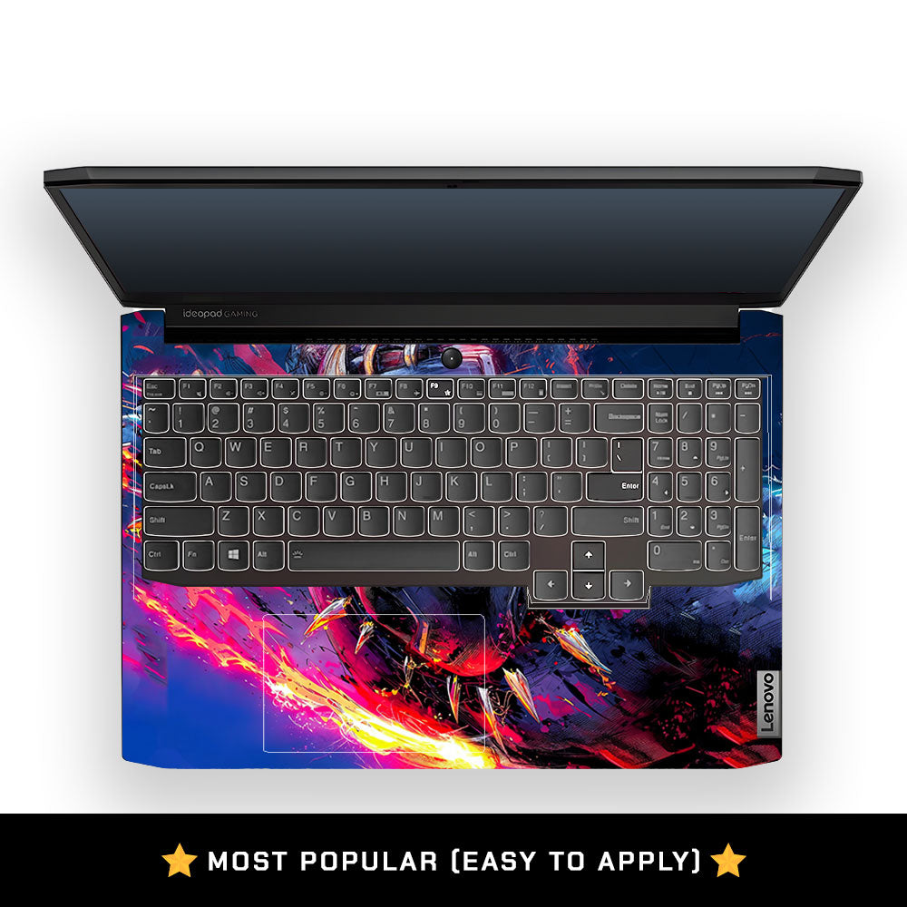 Vibranium Fury Wakandan Charge Lenovo IdeaPad Gaming 3 15ACH6 and 15IHU6 Laptop Skin