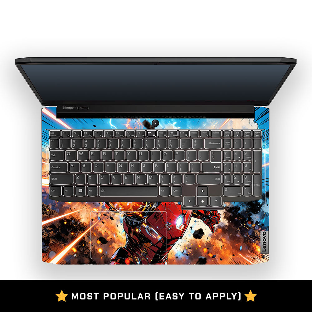 Iron Impact The Arc Reactor Lenovo IdeaPad Gaming 3 15ACH6 and 15IHU6 Laptop Skin