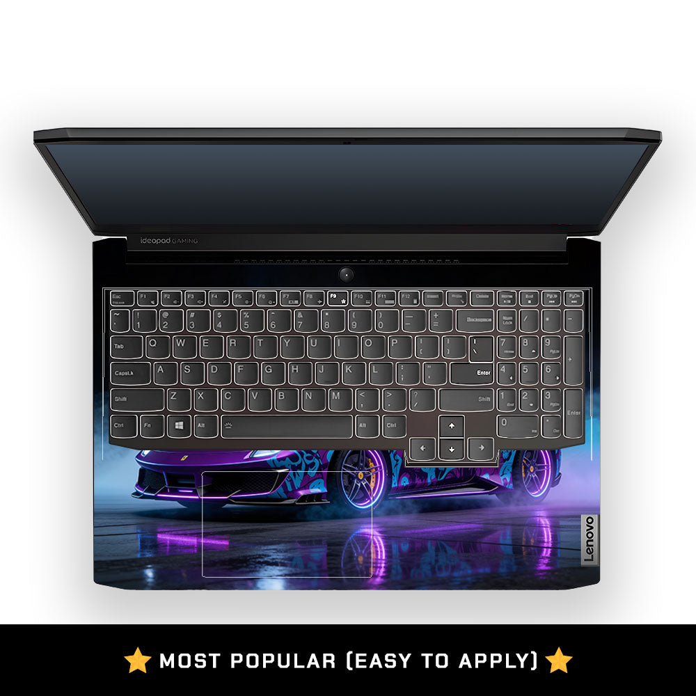 Psycho Drive Supercar Lenovo IdeaPad Gaming 3 15ACH6 and 15IHU6 Laptop Skin