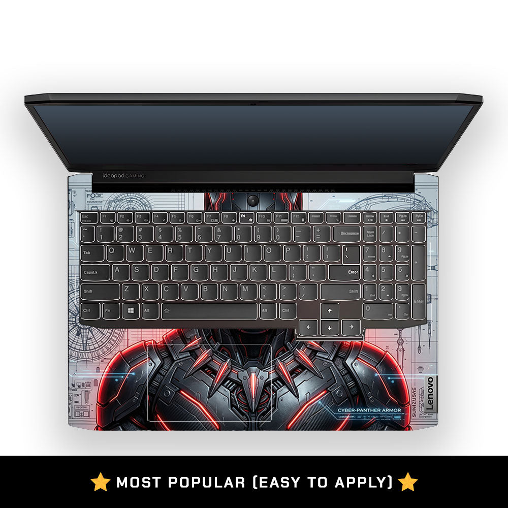 Metal Tech Superhero Lenovo IdeaPad Gaming 3 15ACH6 and 15IHU6 Laptop Skin