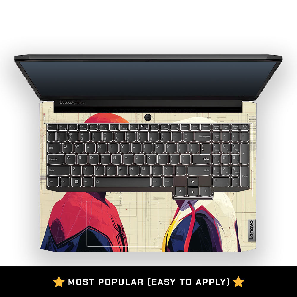 Spider Man X Spider Gwen Lenovo IdeaPad Gaming 3 15ACH6 and 15IHU6 Laptop Skin