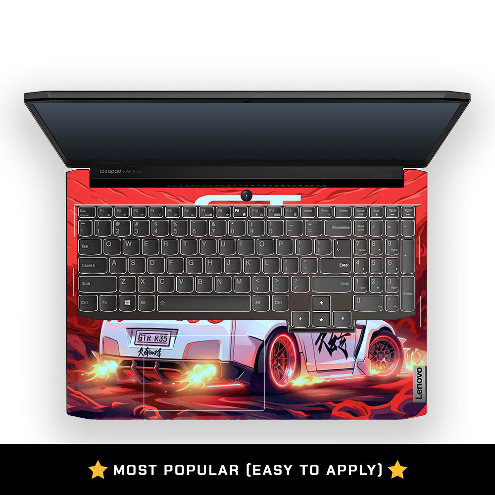 Nissan GTR Turbo Performance Edition Lenovo IdeaPad Gaming 3 15ACH6 and 15IHU6 Laptop Skin