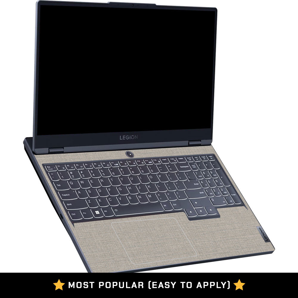 Textured Fabric Grey Lenovo Legion 5 15IRX9 Laptop Skin