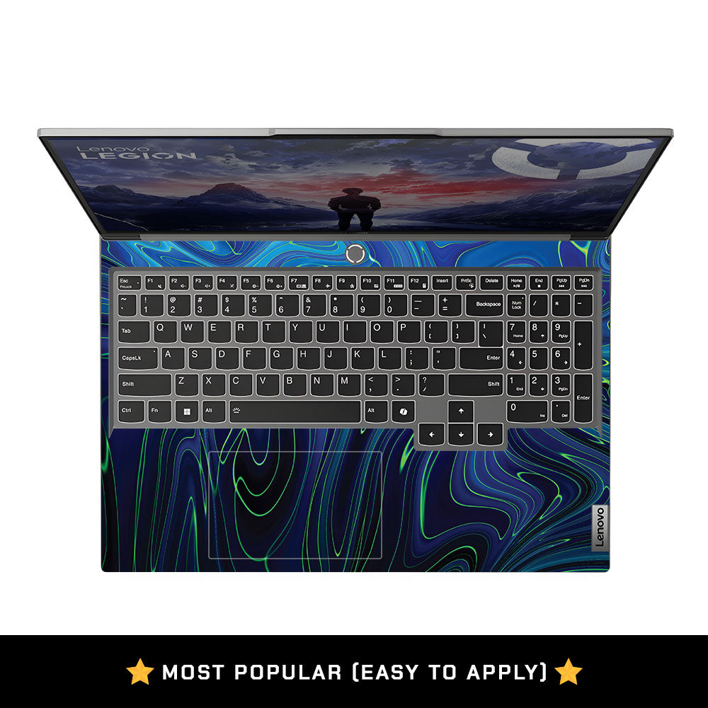 Cobalt Liquid Design Lenovo Legion 5 16IRX9 Laptop Skin