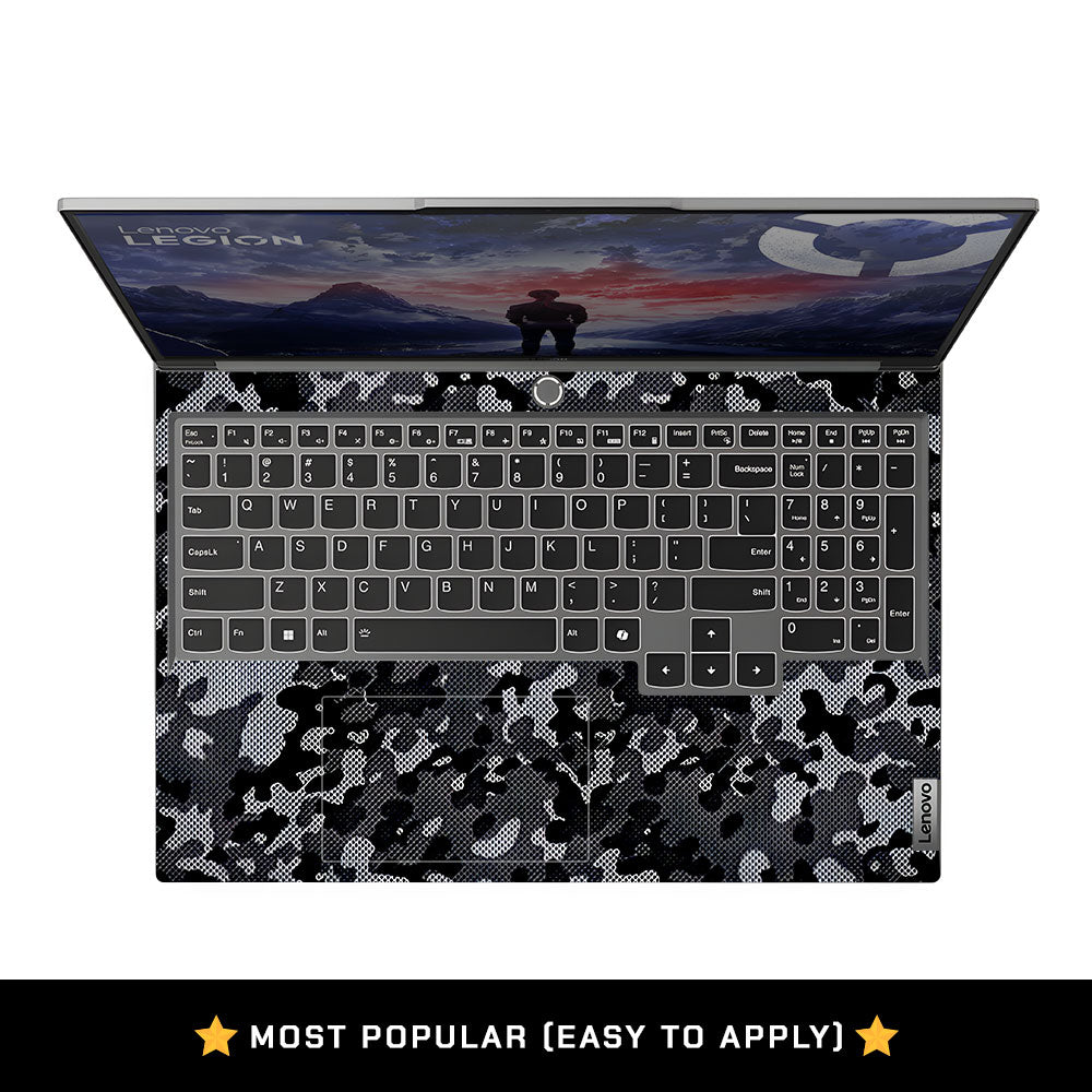 Stealth Grey Camo Lenovo Legion 5 16IRX9 Laptop Skin