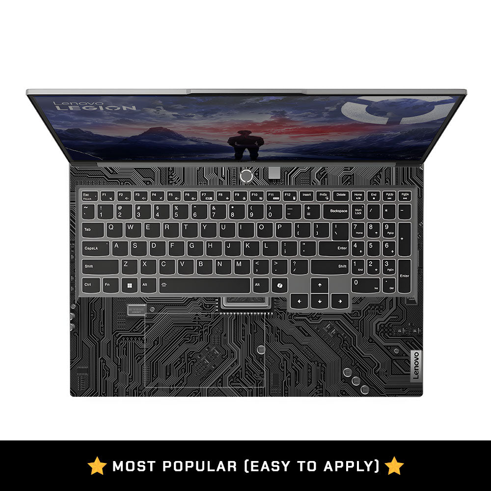 FOMO Circuit Dark Mode Lenovo Legion 5 16IRX9 Laptop Skin