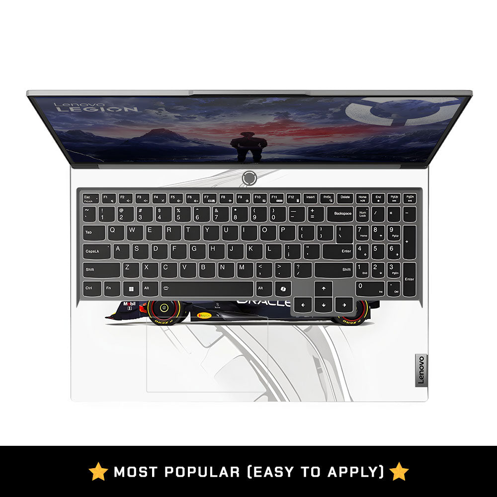 Red Bull Racing in Action Lenovo Legion 5 16IRX9 Laptop Skin