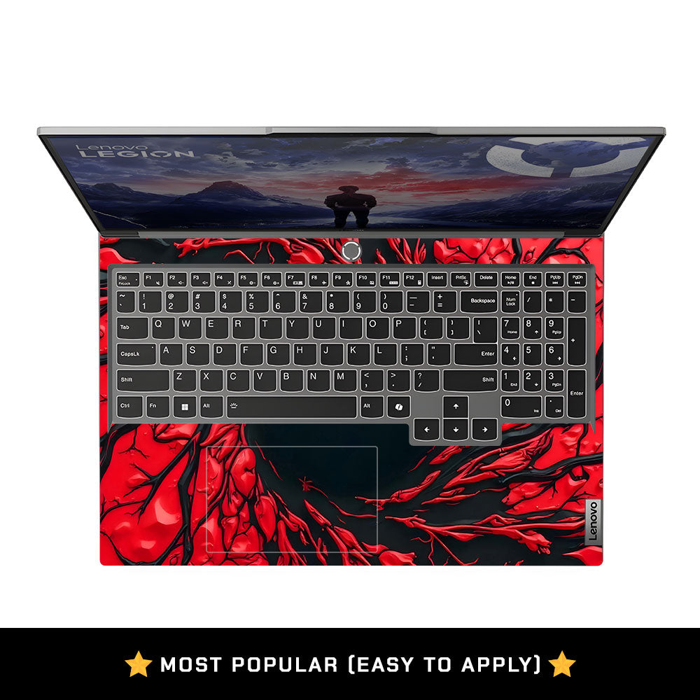 Spiderman Web Red Lenovo Legion 5 16IRX9 Laptop Skin