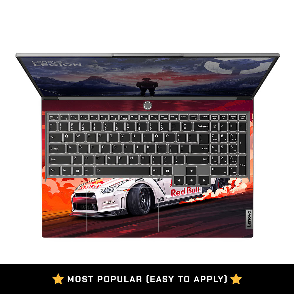 Nissan GTR Red Bull Drift Fury Lenovo Legion 5 16IRX9 Laptop Skin