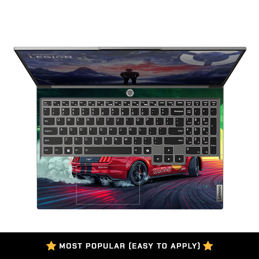 Mustang GT Red Bull Drift Beast Lenovo Legion 5 16IRX9 Laptop Skin