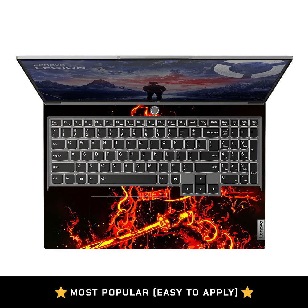 Rengoku Blazing Inferno Lenovo Legion 5 16IRX9 Laptop Skin