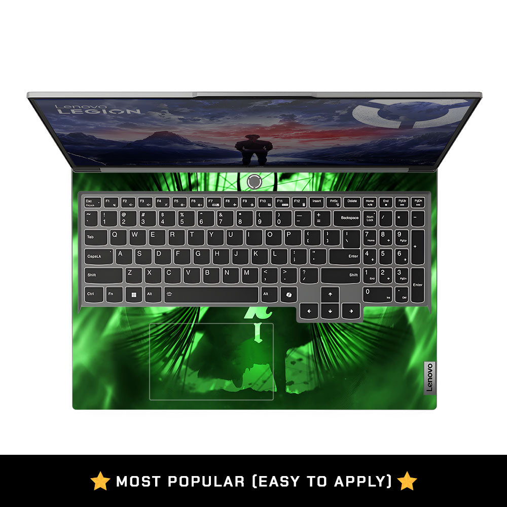Loki's Green Aura Lenovo Legion 5 16IRX9 Laptop Skin