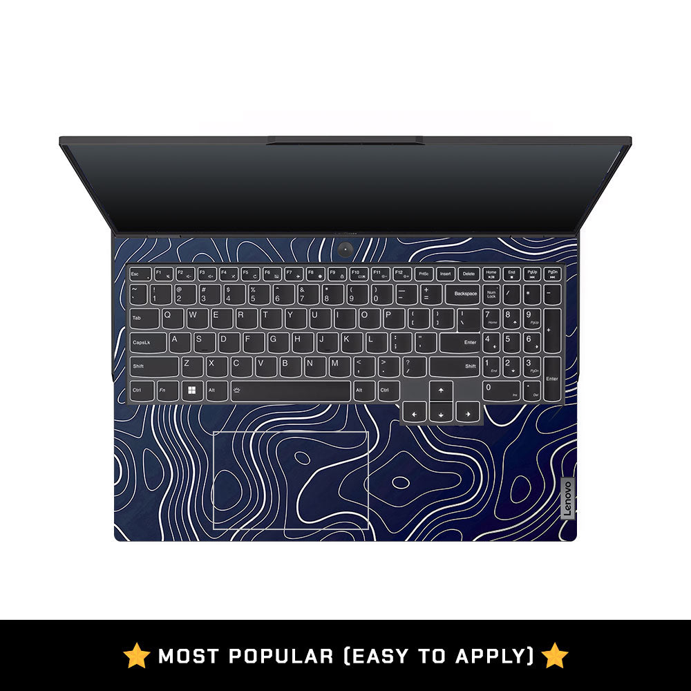 Fluid Lines Design Lenovo Legion 5 Pro 16IRX8 and 16IRX9 Laptop Skin