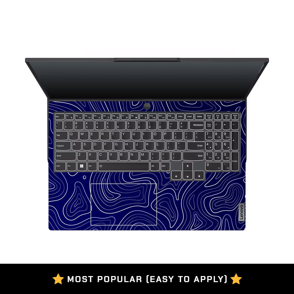 Deep Blue Contour Depths Lenovo Legion 5 Pro 16IRX8 and 16IRX9 Laptop Skin