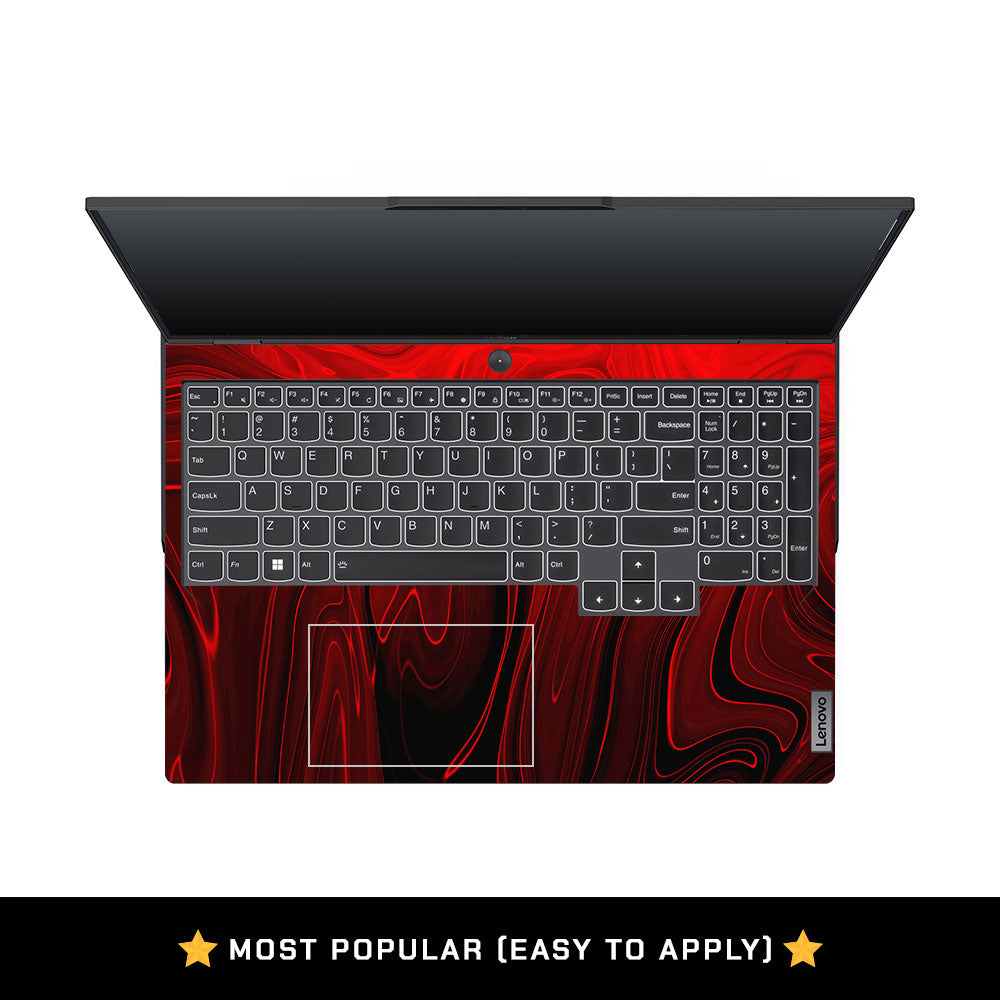 Fiery Waves Lenovo Legion 5 Pro 16IRX8 and 16IRX9 Laptop Skin