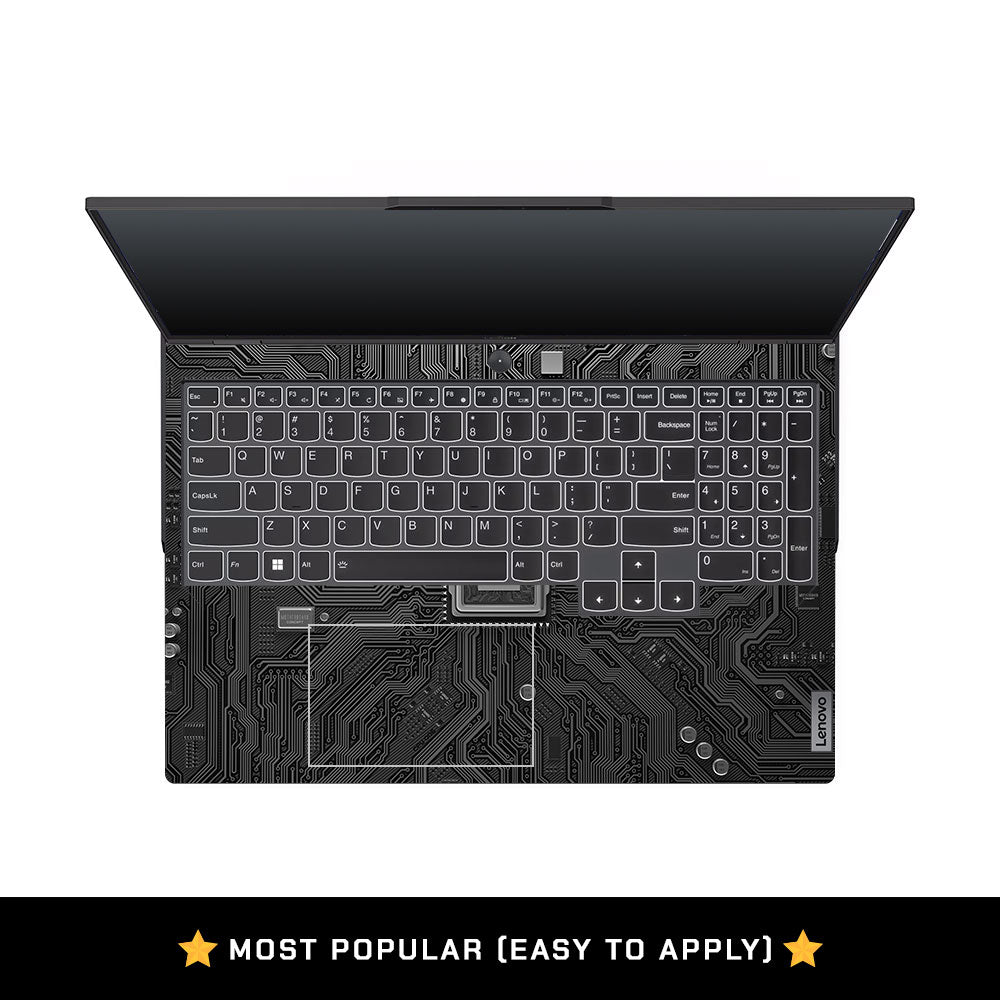 FOMO Circuit Dark Mode Lenovo Legion 5 Pro 16IRX8 and 16IRX9 Laptop Skin