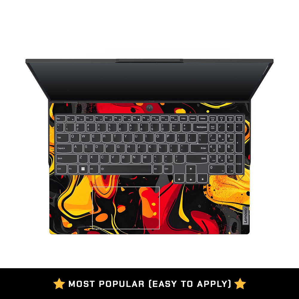 Lava Burst Lenovo Legion 5 Pro 16IRX8 and 16IRX9 Laptop Skin