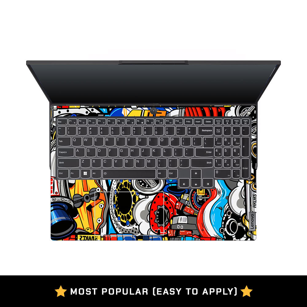 Mechanical Chaos Lenovo Legion 5 Pro 16IRX8 and 16IRX9 Laptop Skin