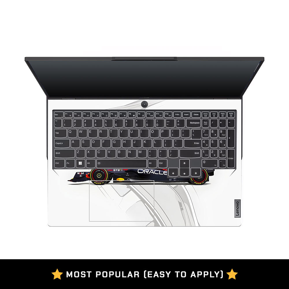Red Bull Racing in Action Lenovo Legion 5 Pro 16IRX8 and 16IRX9 Laptop Skin