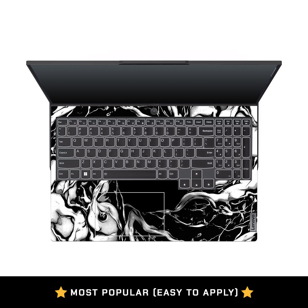 Spiderman Web Black Lenovo Legion 5 Pro 16IRX8 and 16IRX9 Laptop Skin
