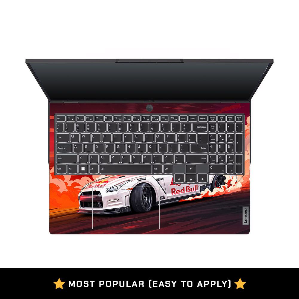 Nissan GTR Red Bull Drift Fury Lenovo Legion 5 Pro 16IRX8 and 16IRX9 Laptop Skin