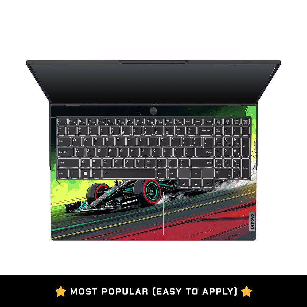 W15 F1 Red Bull x AMG Velocity Lenovo Legion 5 Pro 16IRX8 and 16IRX9 Laptop Skin