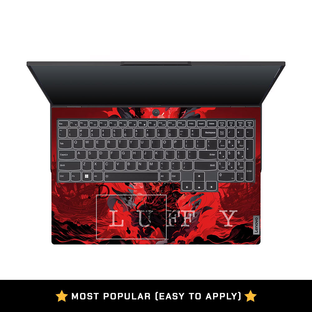 Red King Luffy Lenovo Legion 5 Pro 16IRX8 and 16IRX9 Laptop Skin